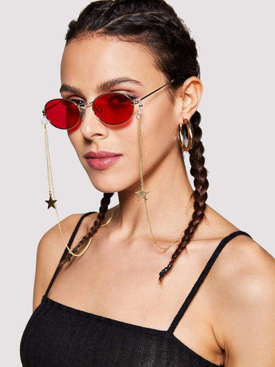 Metal Star Glasses Chain