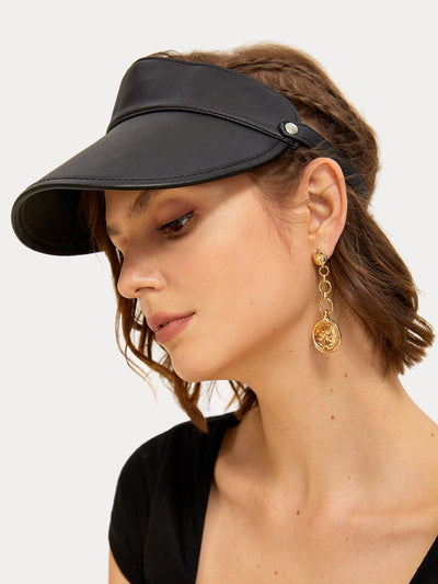 Buckle Detail Sun Visor Hat