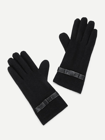 Bow Detail Gloves