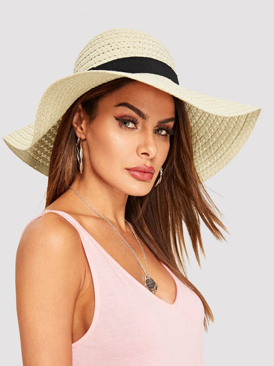 Woven Floppy Hat