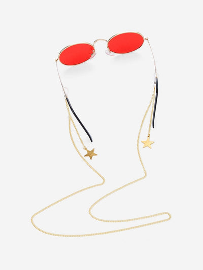 Metal Star Glasses Chain