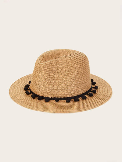 Pom Pom Trim Fedora