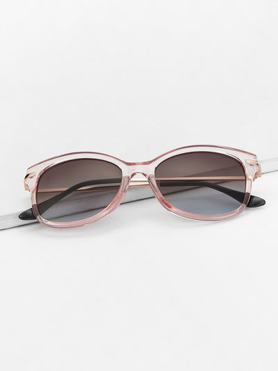 Transparent Frame Sunglasses