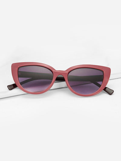Tinted Lens Cat Eye Sunglasses