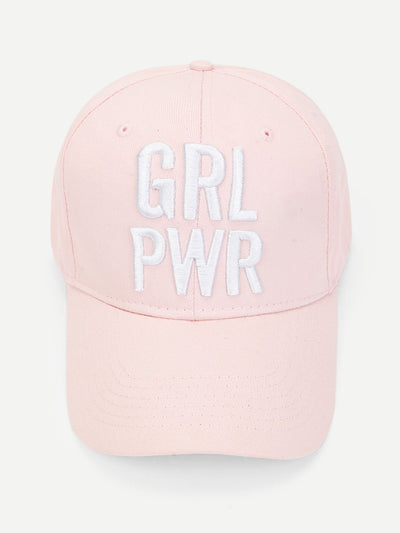 Letter Embroidery Baseball Cap