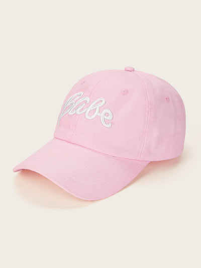 Letter Embroidery Baseball Cap