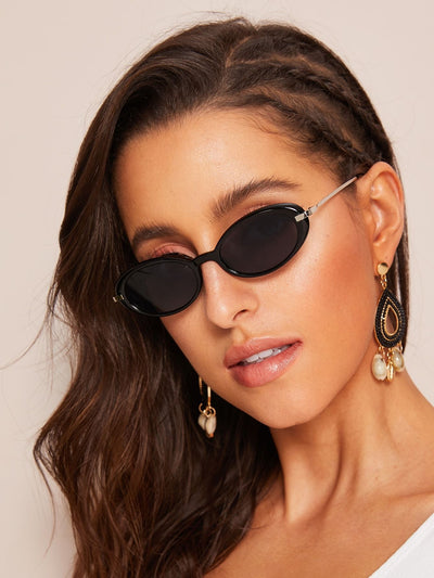 Oval Frame Sunglasses