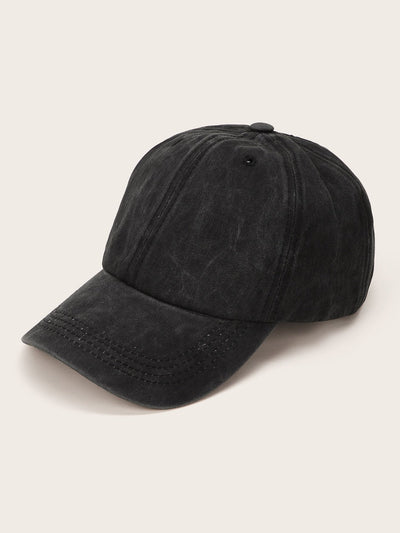 Plain Denim Snapback Cap
