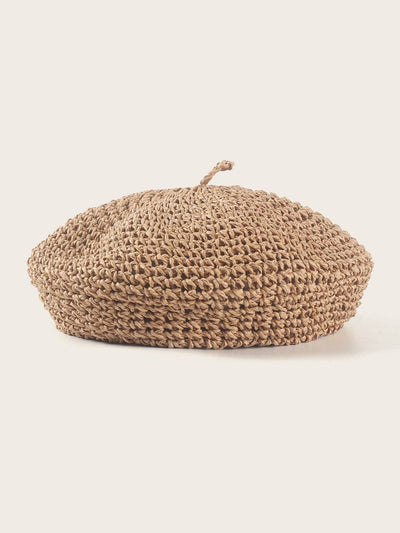 Solid Braided Berets