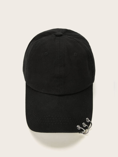 Ring Detail Baseball Cap