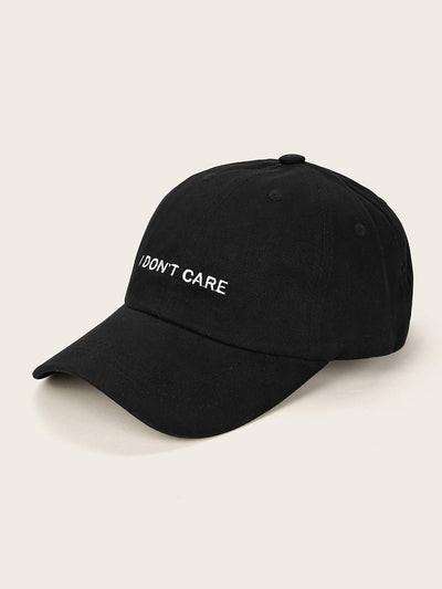 Letter Embroidery Baseball Cap