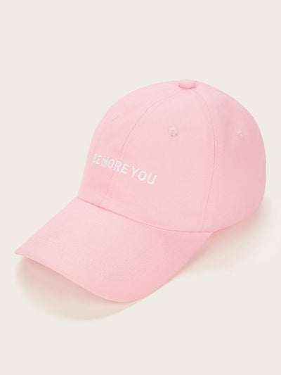 Letter Embroidery Baseball Cap