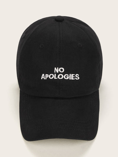 Letter Embroidery Baseball Cap