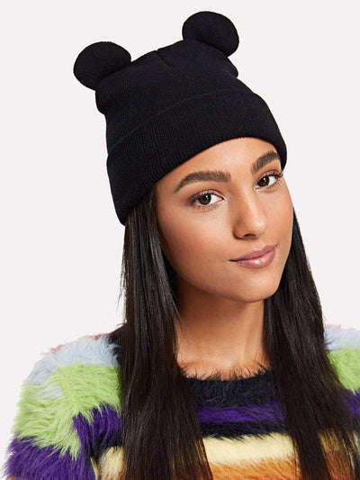 Cute Ear Knit Beanie Hat