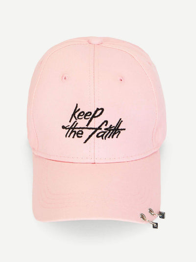 Embroidered Letter Baseball Cap