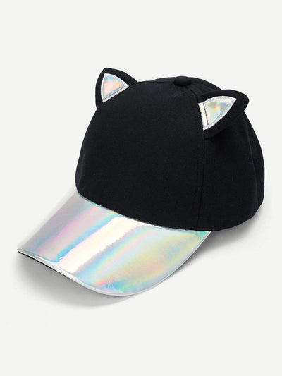 Baseball Cap With Cat Ear