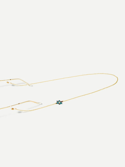 Beaded Star Decorated Glasses Chain