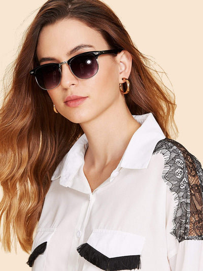 Semi Frame Sunglasses