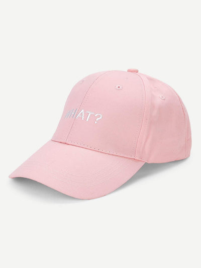 Embroidered Letter Baseball Cap