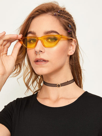 Tinted Lens Cat Eye Sunglasses