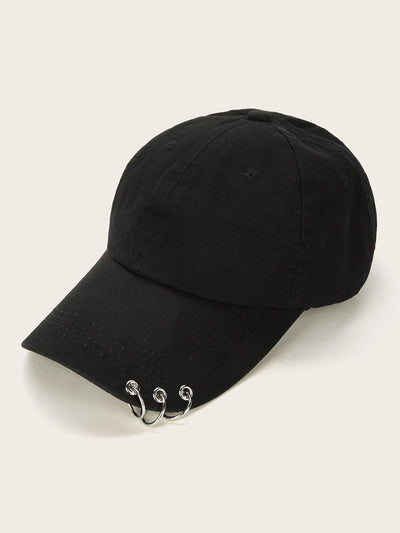 Ring Detail Baseball Cap