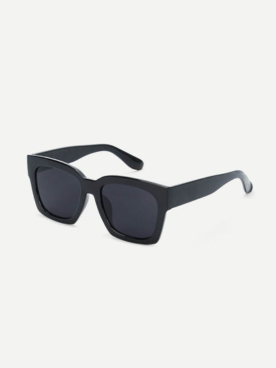 Acetate Frame Flat Lens Sunglasses