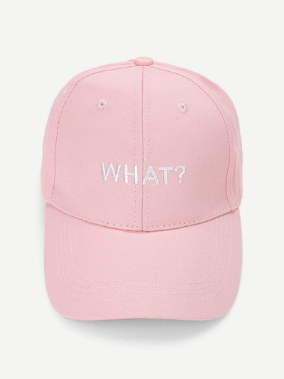 Embroidered Letter Baseball Cap