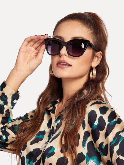 Tinted Lens Cat Eye Sunglasses