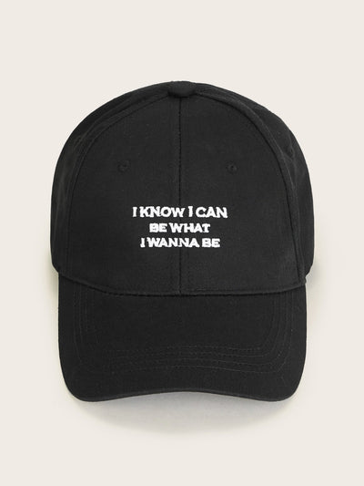 Letter Embroidery Baseball Cap