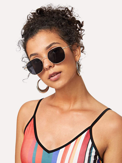 Metal Frame Sunglasses