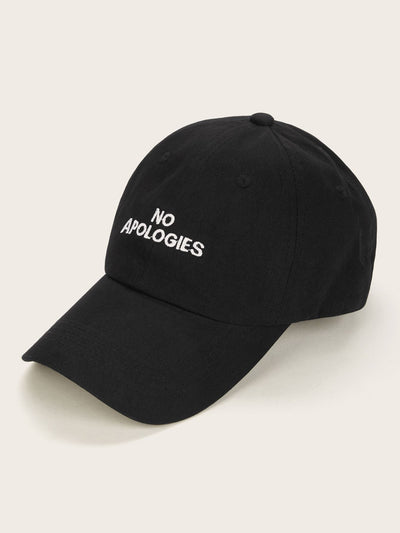 Letter Embroidery Baseball Cap