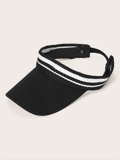 Striped Trim Visor