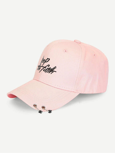 Embroidered Letter Baseball Cap