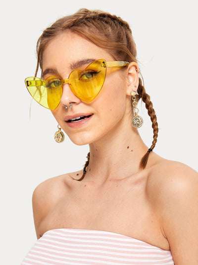 Heart Shaped Lens Sunglasses