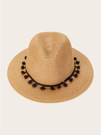 Pom Pom Trim Fedora