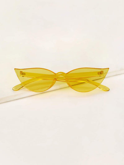 Rimless Cat Eye Sunglasses