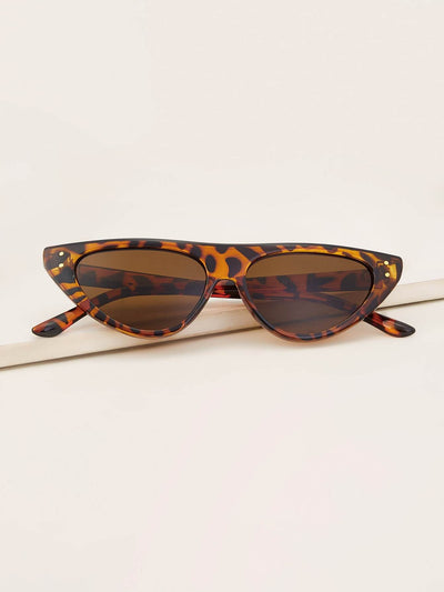 Tortoiseshell Frame Cat Eye Sunglasses