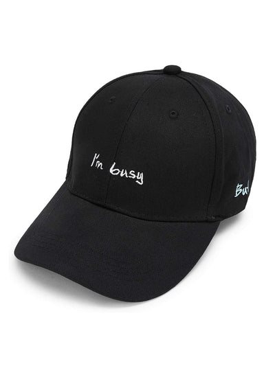 Embroidered Letter Baseball Cap
