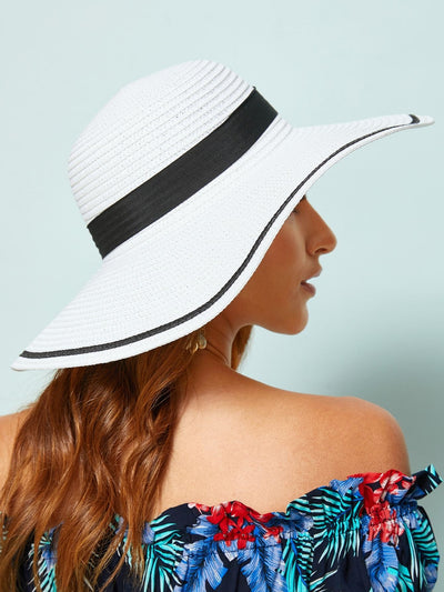 Two Tone Floppy Hat