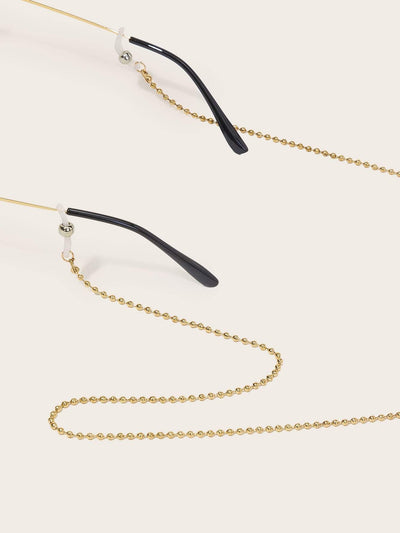 Ball Design Metal Glass Chain