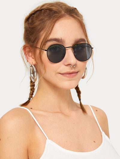 Metal Frame Sunglasses