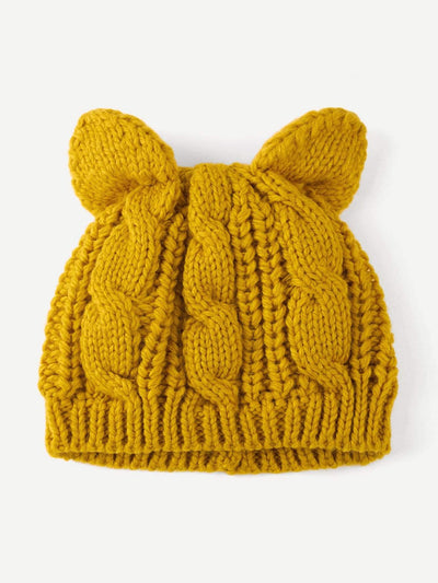 Cable Knit Beanie Hat