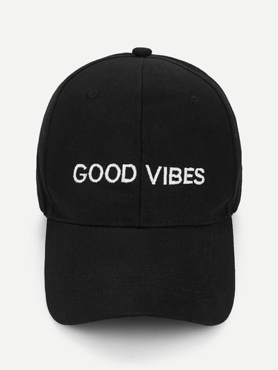 Letter Embroidery Baseball Cap