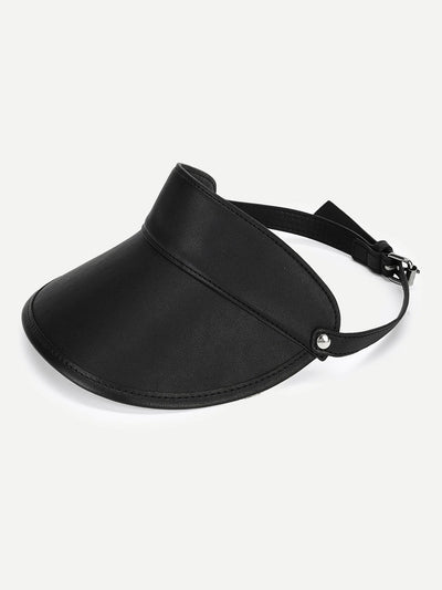Buckle Detail Sun Visor Hat