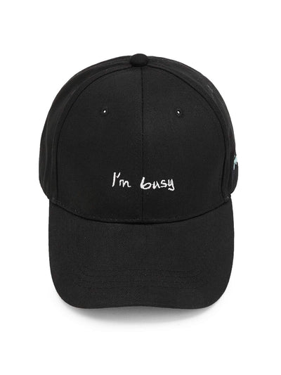 Embroidered Letter Baseball Cap