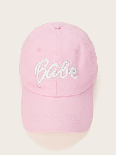 Letter Embroidery Baseball Cap