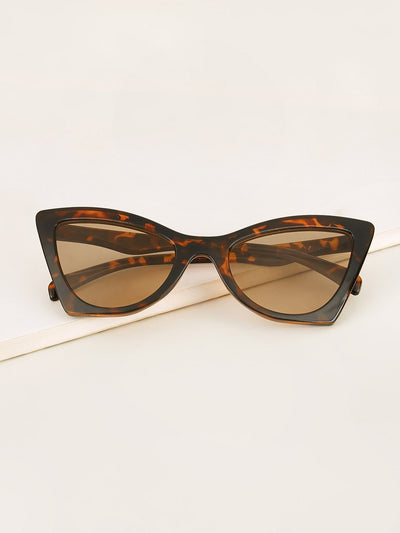 Tortoiseshell Frame Cat Eye Sunglasses