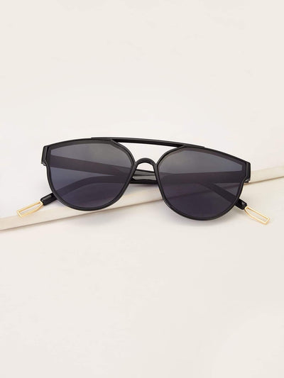 Top Bar Flat Lens Sunglasses