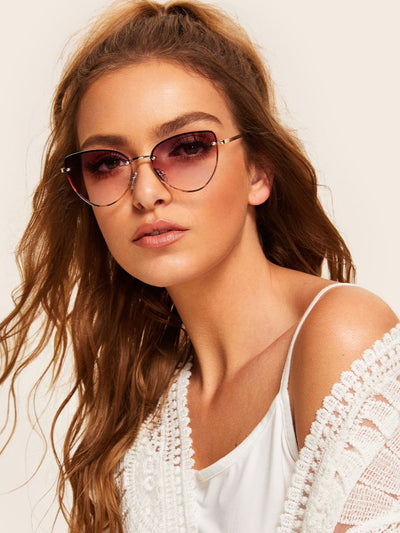 Tortoiseshell Frame Tinted Lens Sunglasses