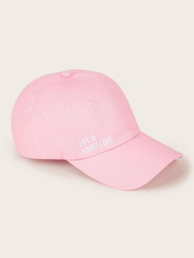 Slogan Embroidery Baseball Cap